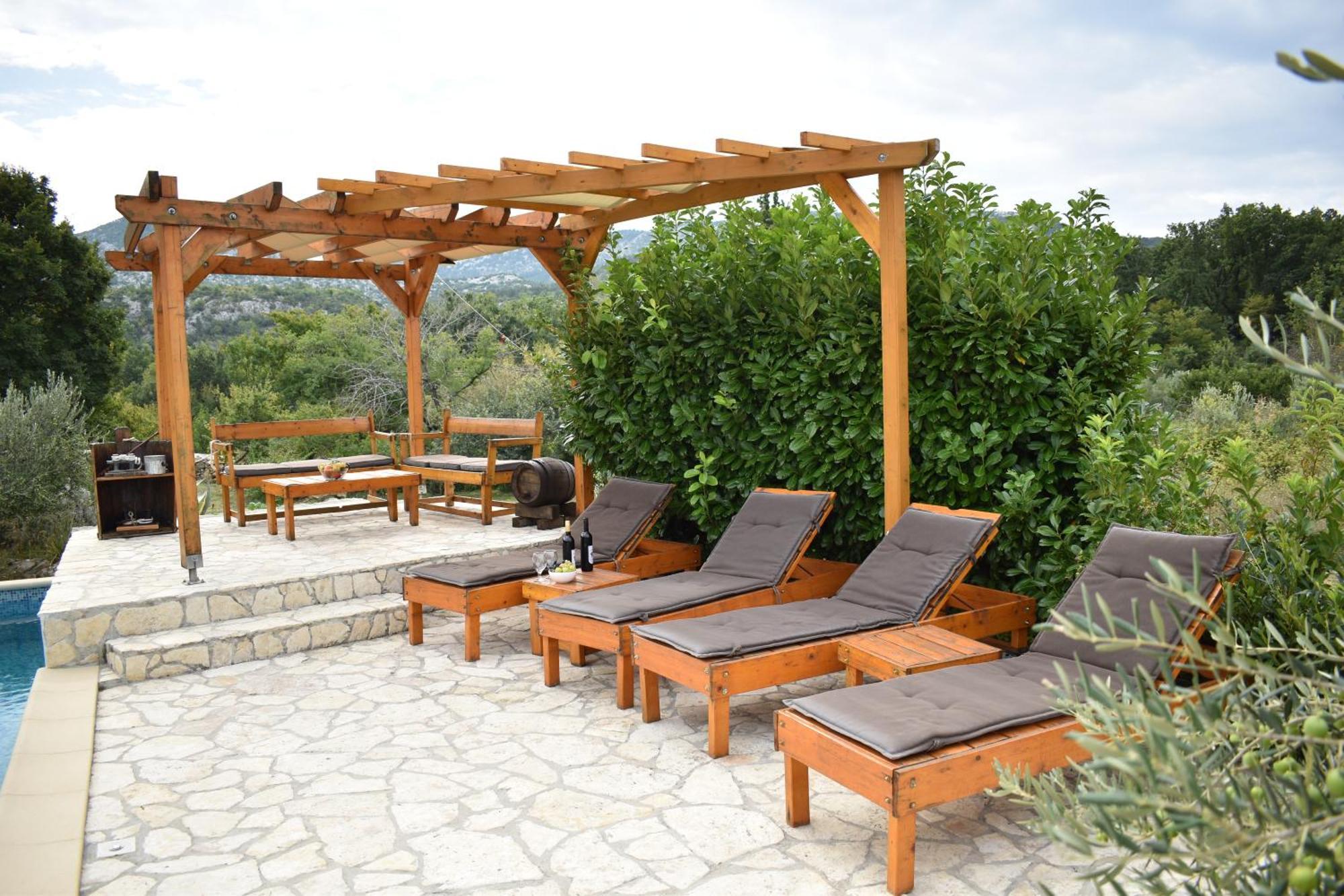 Oak House Villa Zadvarje ภายนอก รูปภาพ