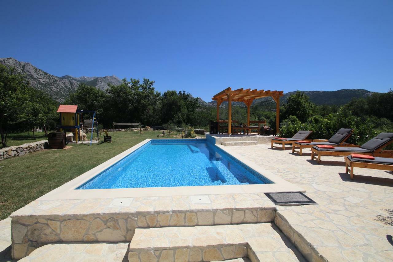 Oak House Villa Zadvarje ภายนอก รูปภาพ